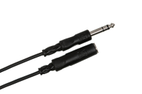 Hosa HPE-310 6.3mm TRS-Female to 6.3mm TRS-Male Cable 3m