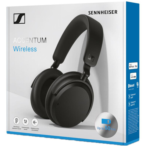 Sennheiser Accentum Wireless Bluetooth Headphones - Black