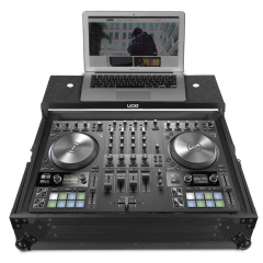 UDG Ultimate Flight Case NI Traktor Kontrol S4 MK3 Black Plus (Laptop Shelf) (U91064BL)