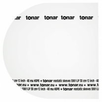 Tonar Nostatic 12" LP Record Inner Sleeves