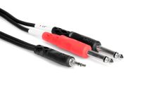Hosa CMP-153 3.5mm TRS - Dual 6.3mm TS Y-Cable 1m